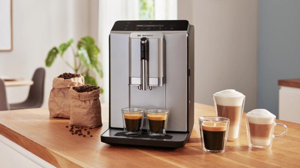 Bosch TIE20301 2 Macchina per caffè automatica - argento / nero