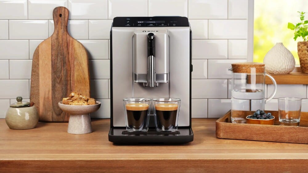 Bosch TIE20301 2 Macchina per caffè automatica - argento / nero