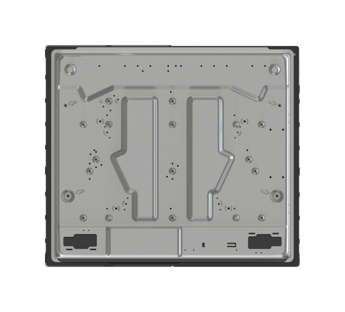 Gorenje GKTW642SYB Piano cottura a gas cm. 60 - vetro nero