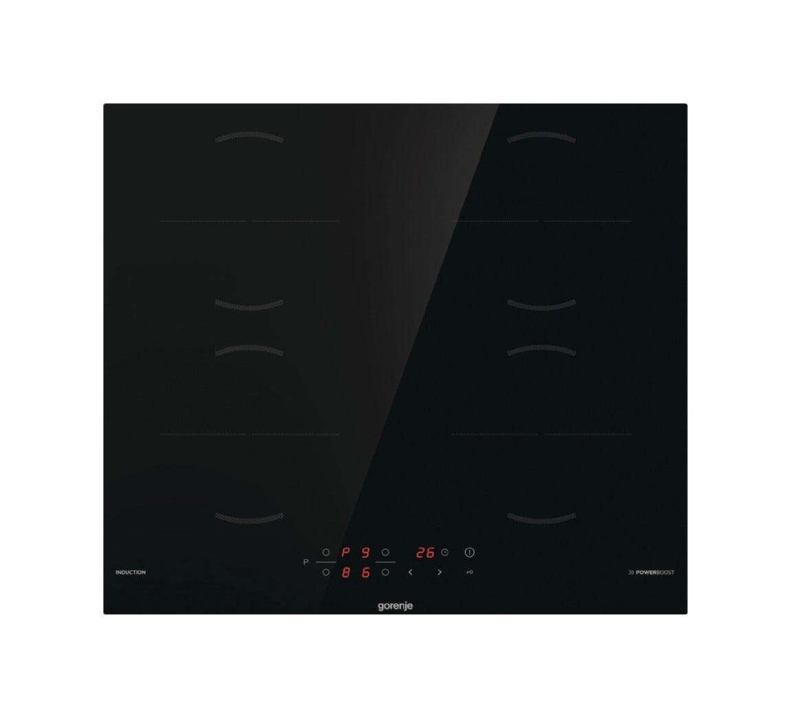 Gorenje GI6401BSCE Piano cottura a induzione cm. 60 - vetro nero