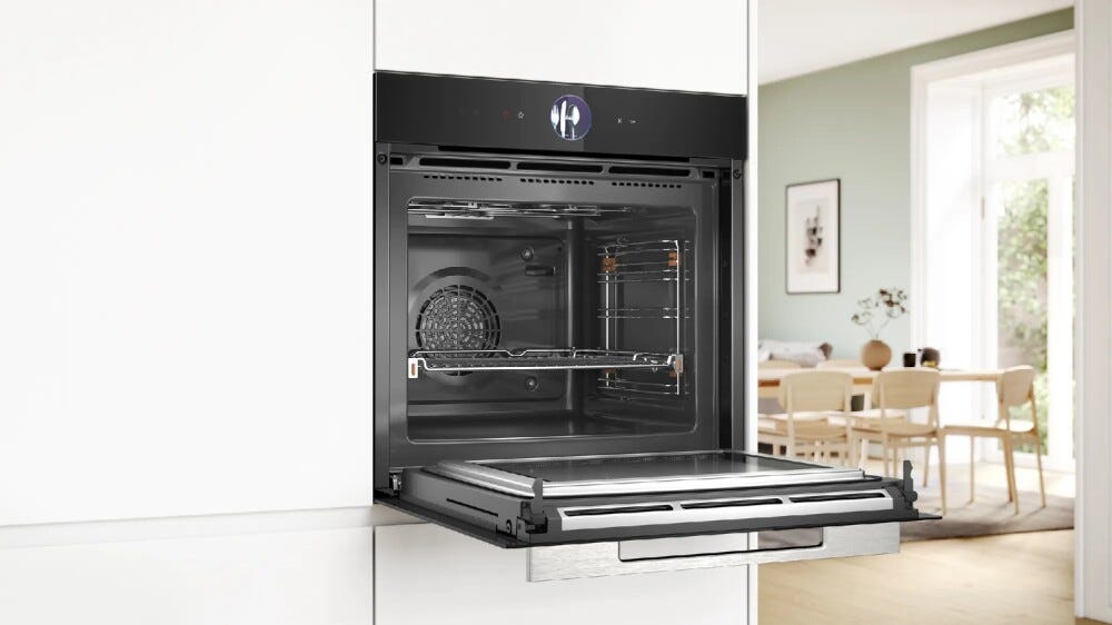 Bosch HMG776KB1 8 Forno elettrico combinato microonde da incasso cm. 59 - nero