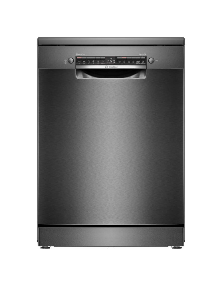 Bosch SMS4ENC06E 4 Lavastoviglie a libera installazione cm. 60 - 13 coperti - inox nero