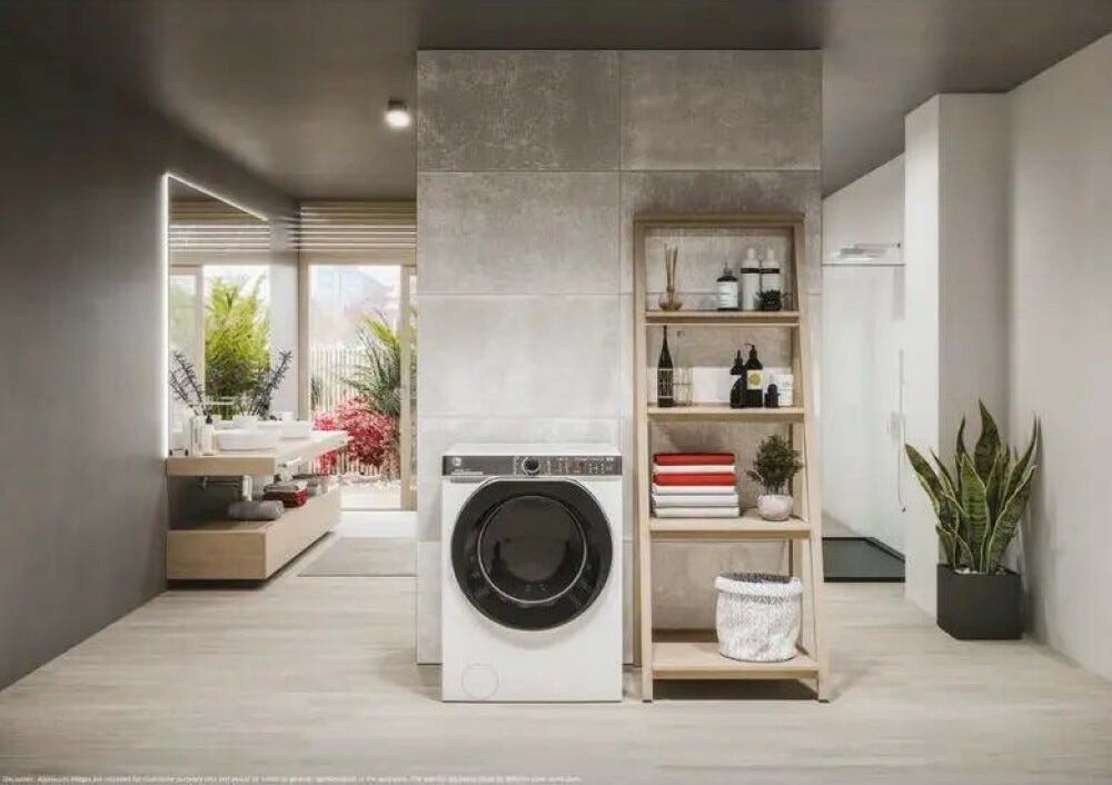 Hoover H5WPB610AMBC8-S Lavatrice cm. 60 - capacità 10 kg - bianco