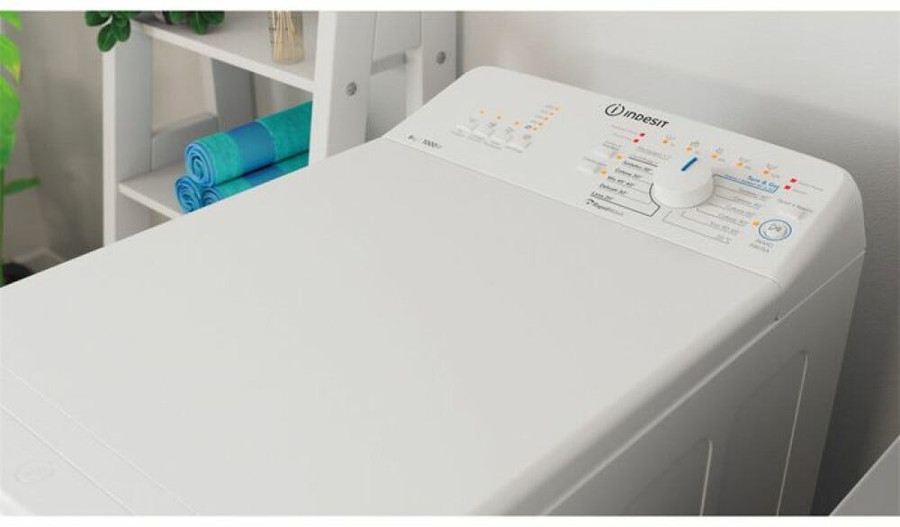 Indesit BTW L60400 IT Lavatrice a carica dall'alto cm. 40 - capacità 6 kg - bianco