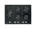Foster 7043632 Power Glass Piano cottura a gas cm 70 - vetro nero
