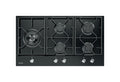 Foster 7044632 Power Glass Piano cottura a gas cm 90 - vetro nero