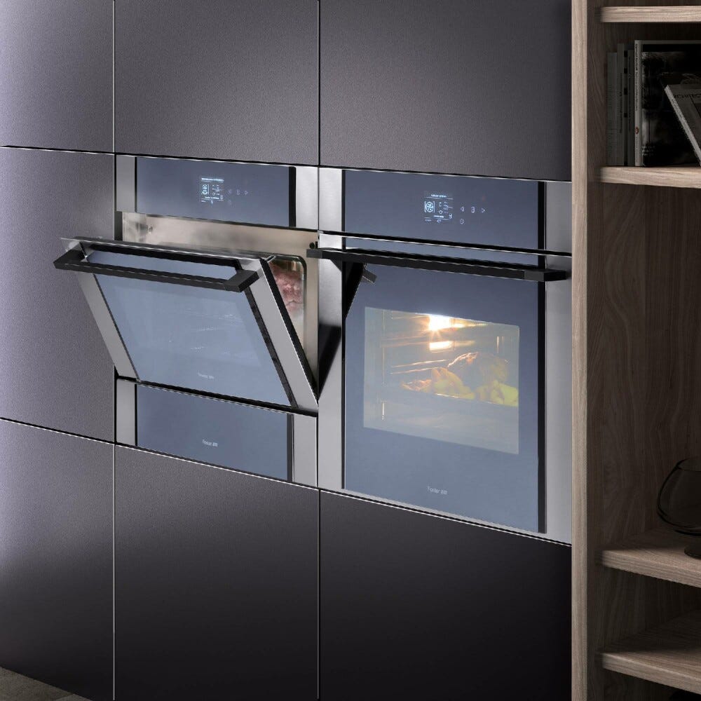 Foster 7131057 S4001 Forno elettrico multifunzione cm 60 - inox satinato/vetro nero