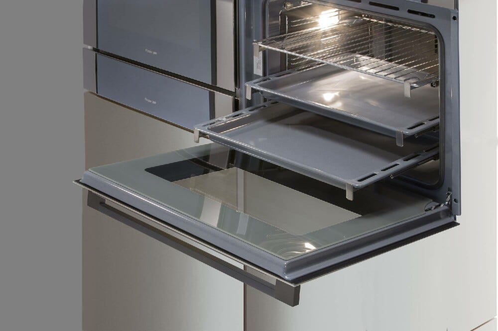 Foster 7136027 S4001 Forno combinato microonde cm 60 h 46 - inox satinato/vetro nero