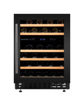 Dunavox DAUF-46.145DB Flow-46D Cantina vini da incasso cm. 60 - 46 bottiglie - nero