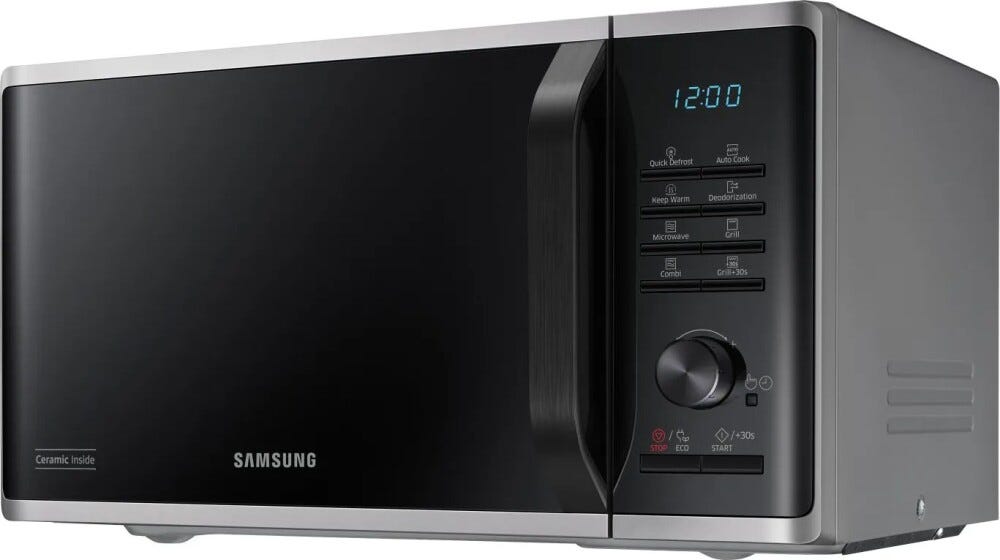 Samsung MG2AK3515AS/EG Forno microonde con grill cm. 19 - silver