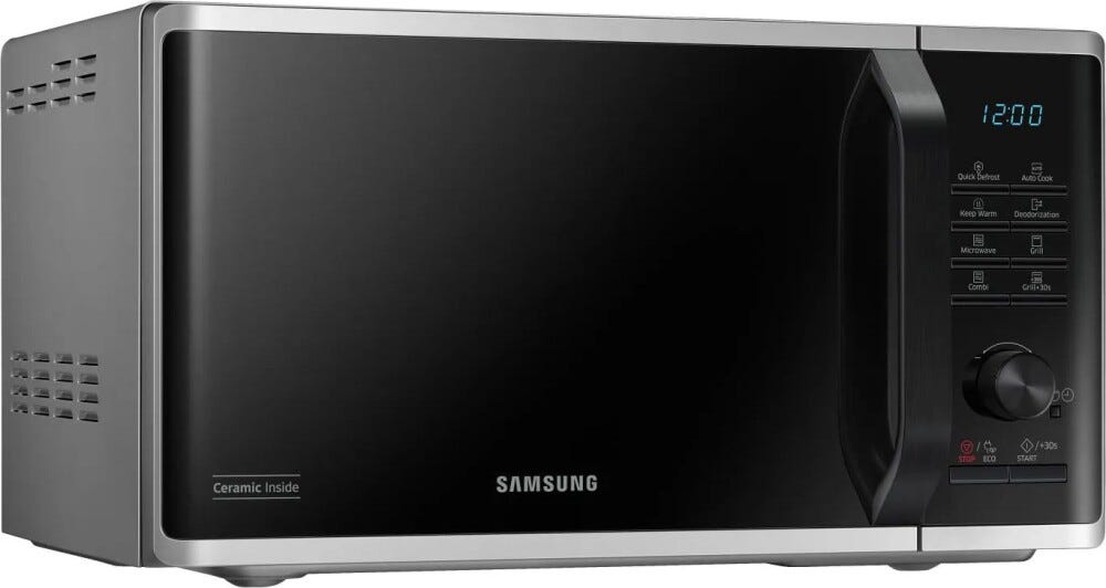 Samsung MG2AK3515AS/EG Forno microonde con grill cm. 19 - silver