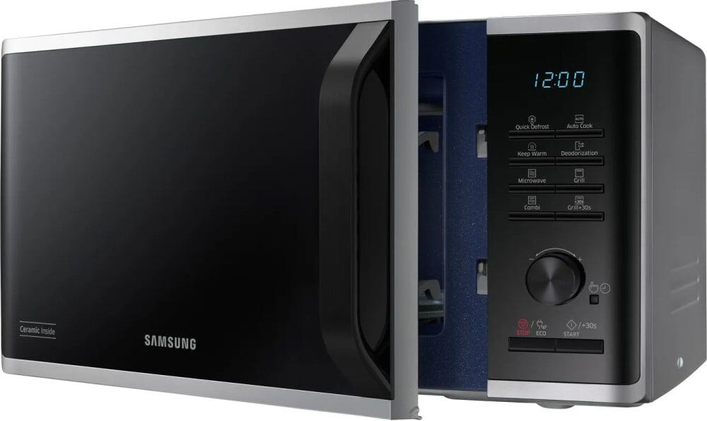 Samsung MG2AK3515AS/EG Forno microonde con grill cm. 19 - silver