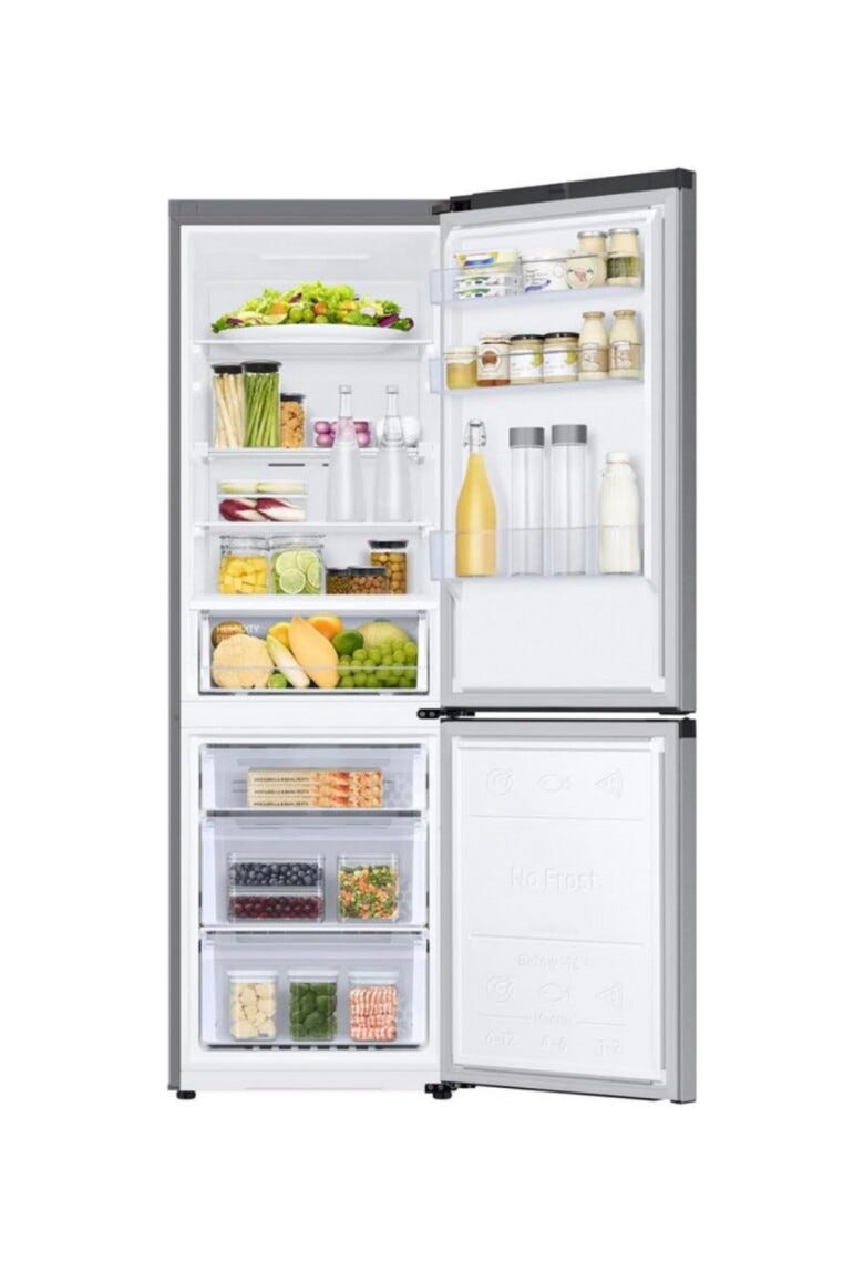 Samsung RB34C601DSA Frigorifero con congelatore a libera installazione cm. 60 h. 185 lt. 344 - metal grafite