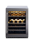 Dunavox DAUF-46.145DSS Flow-46D Cantina vini da incasso cm. 60 - 46 bottiglie - inox