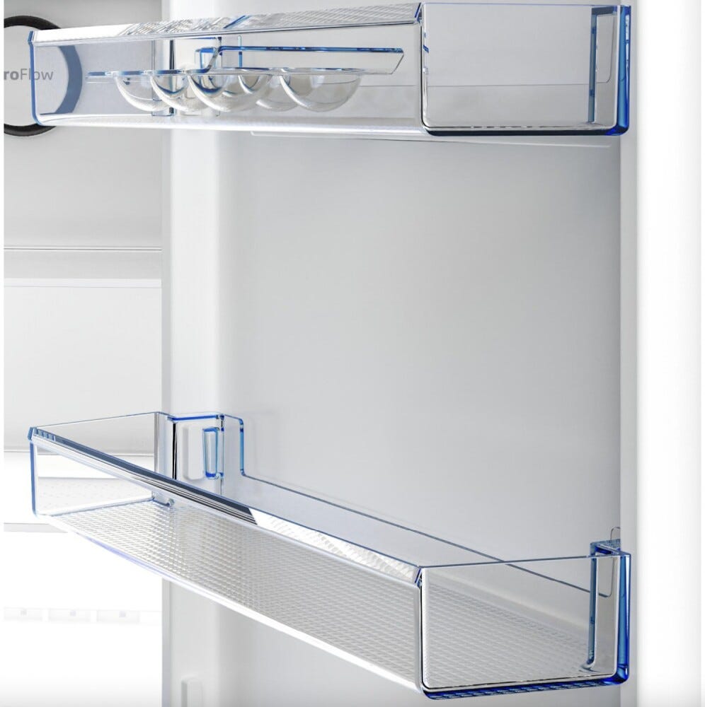 Beko B5XRCNA406HG bPRO 500 Frigorifero con congelatore a libera installazione cm. 60 h. 204 - lt. 355 - grigio