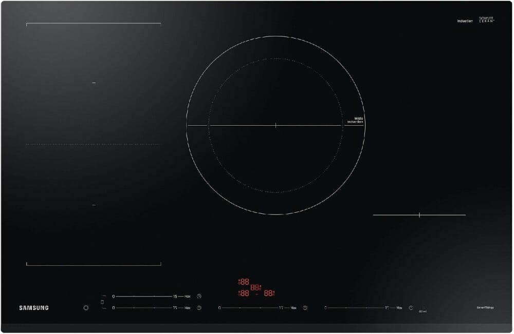 Samsung NZ84C5047GK/U2 SlimFit WiFi Piano cottura a induzione cm. 80 - vetro nero