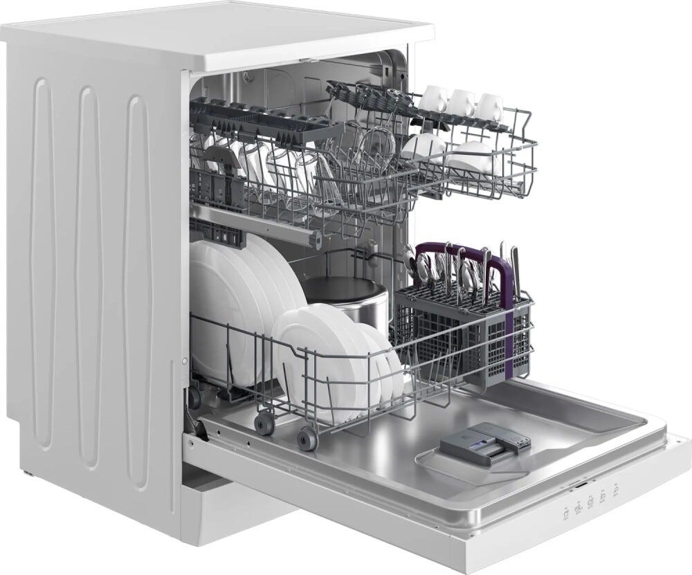 Beko BDFN15D431W Lavastoviglie a libera installazione cm. 60 - 14 coperti - bianco