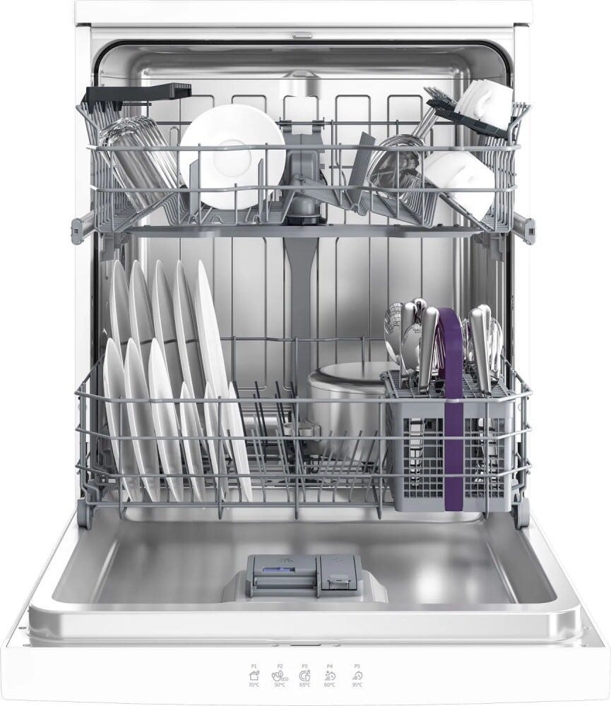 Beko BDFN15D431W Lavastoviglie a libera installazione cm. 60 - 14 coperti - bianco