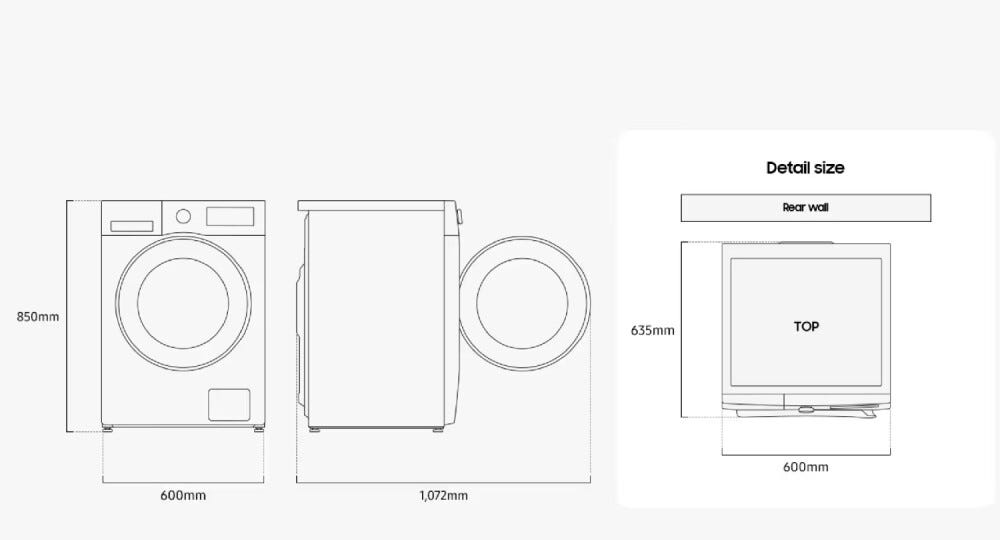 Samsung WW80CGC04DAHET Crystal Clean™ Lavatrice cm. 60 - capacità 8 kg - bianco