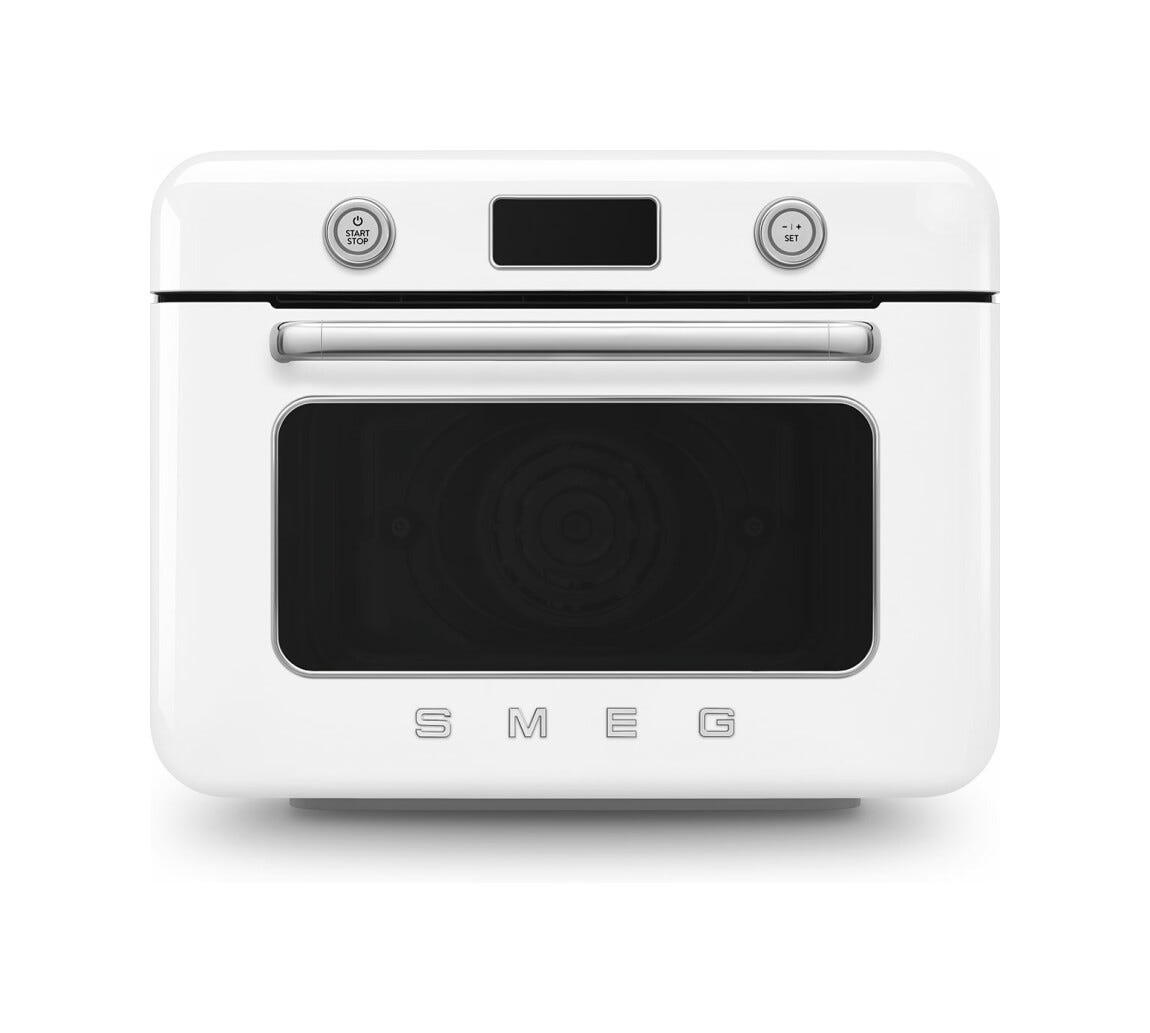 Smeg Selection COF01WHEU 50's Style Forno combinato a vapore cm. 50 - bianco lucido