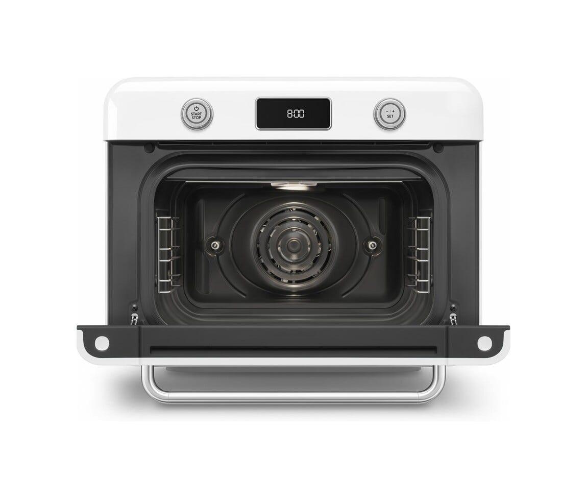 Smeg Selection COF01WHEU 50's Style Forno combinato a vapore cm. 50 - bianco lucido
