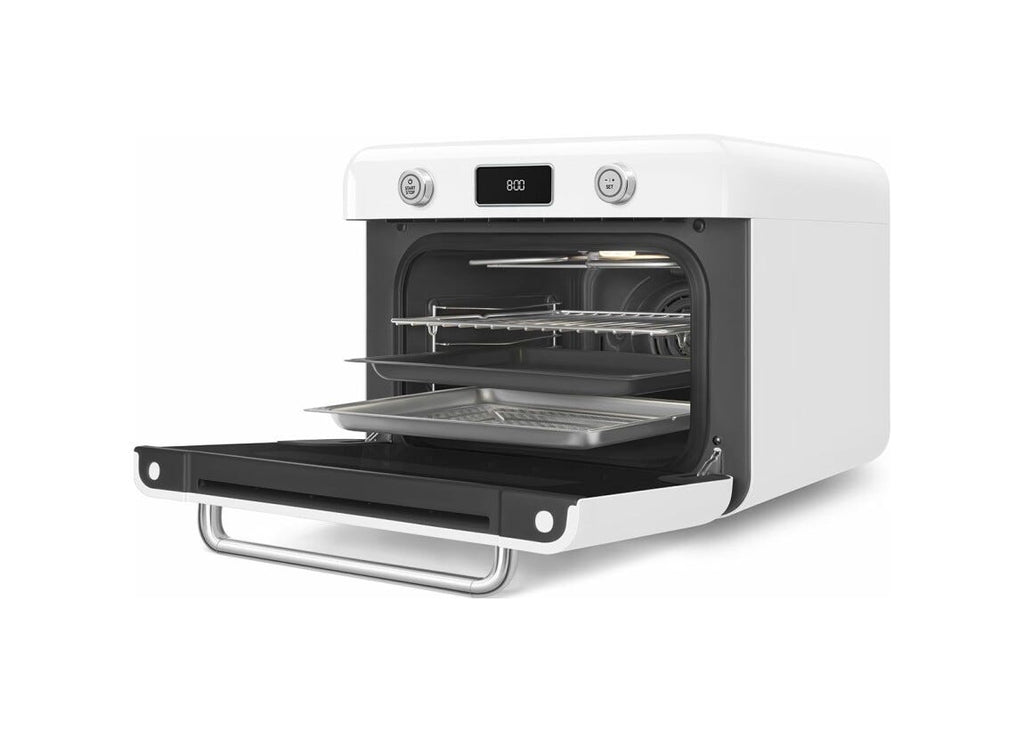 Smeg Selection COF01WHEU 50's Style Forno combinato a vapore cm. 50 - bianco lucido