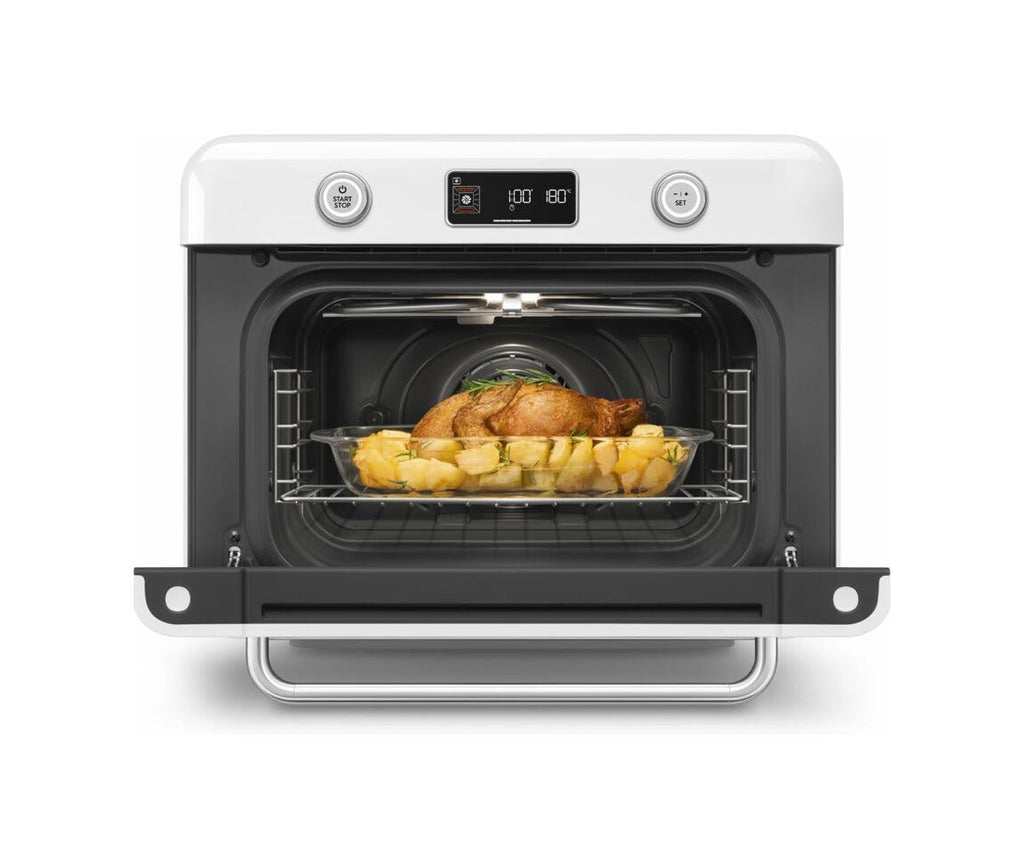 Smeg Selection COF01WHEU 50's Style Forno combinato a vapore cm. 50 - bianco lucido