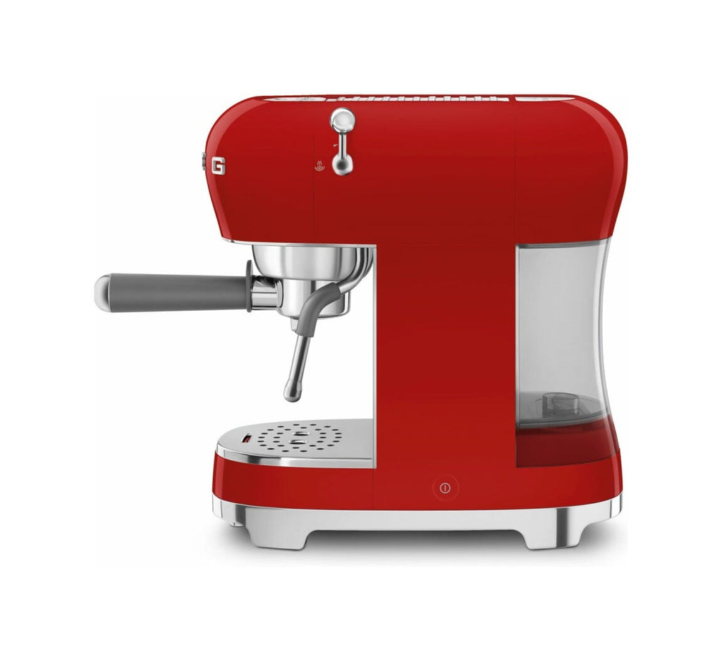 Smeg Selection ECF02RDEU 50's Style Macchina da caffè espresso manuale - rosso lucido