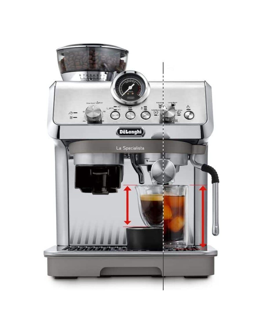 De Longhi EC9255.M La Specialista Arte Evo Macchina per caffè manuale - argento