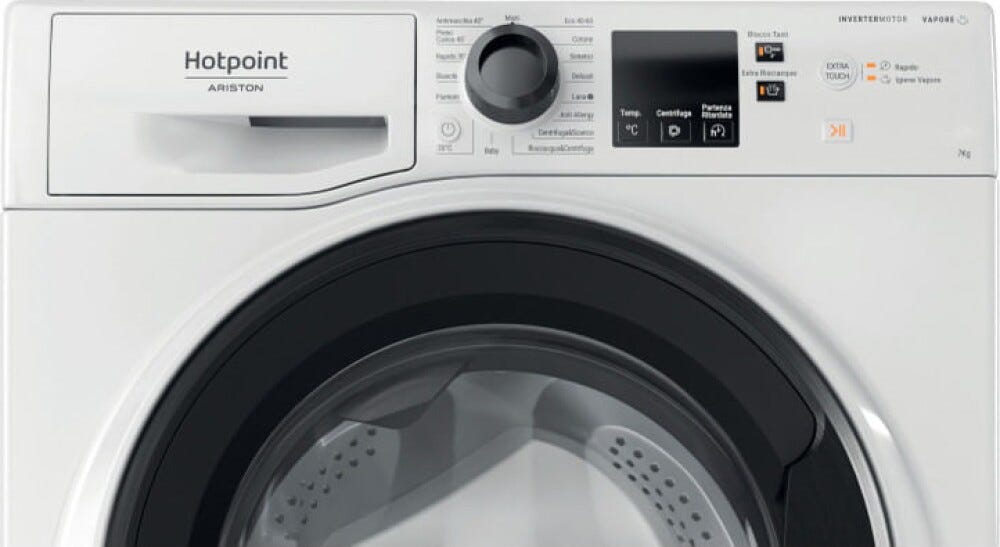 Hotpoint Ariston NF746WK IT Lavatrice cm. 60 - capacità 7 kg - bianco