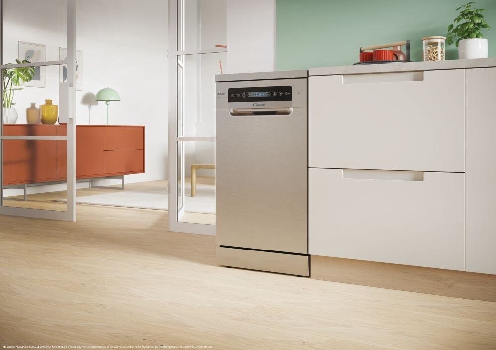 Candy CF0C7SB0FX Lavastoviglie a libera installazione cm. 45 - 10 coperti - inox