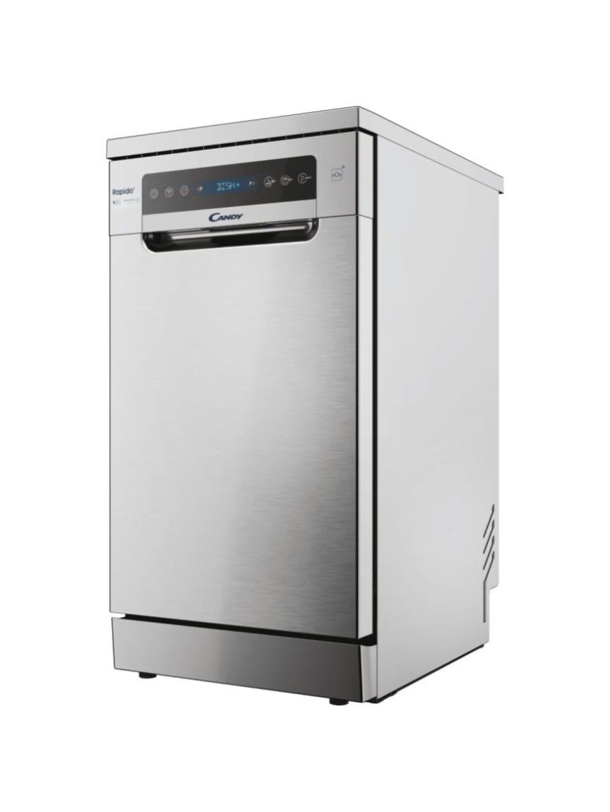 Candy CF0C7SB0FX Lavastoviglie a libera installazione cm. 45 - 10 coperti - inox