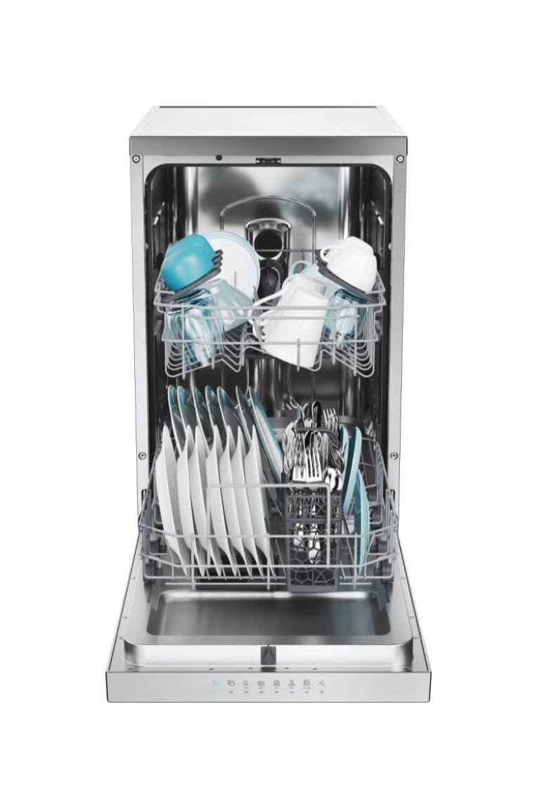 Candy CF0C7SB0FX Lavastoviglie a libera installazione cm. 45 - 10 coperti - inox