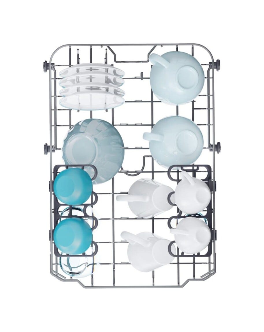 Candy CF0C7SB0FX Lavastoviglie a libera installazione cm. 45 - 10 coperti - inox