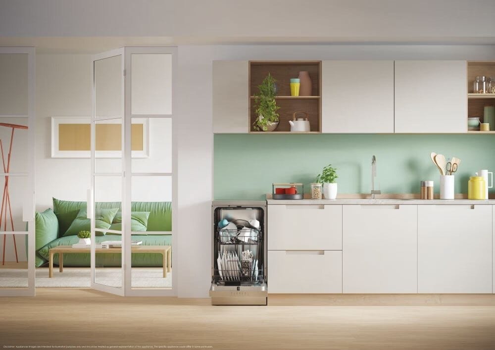 Candy CF0C7SB0FX Lavastoviglie a libera installazione cm. 45 - 10 coperti - inox