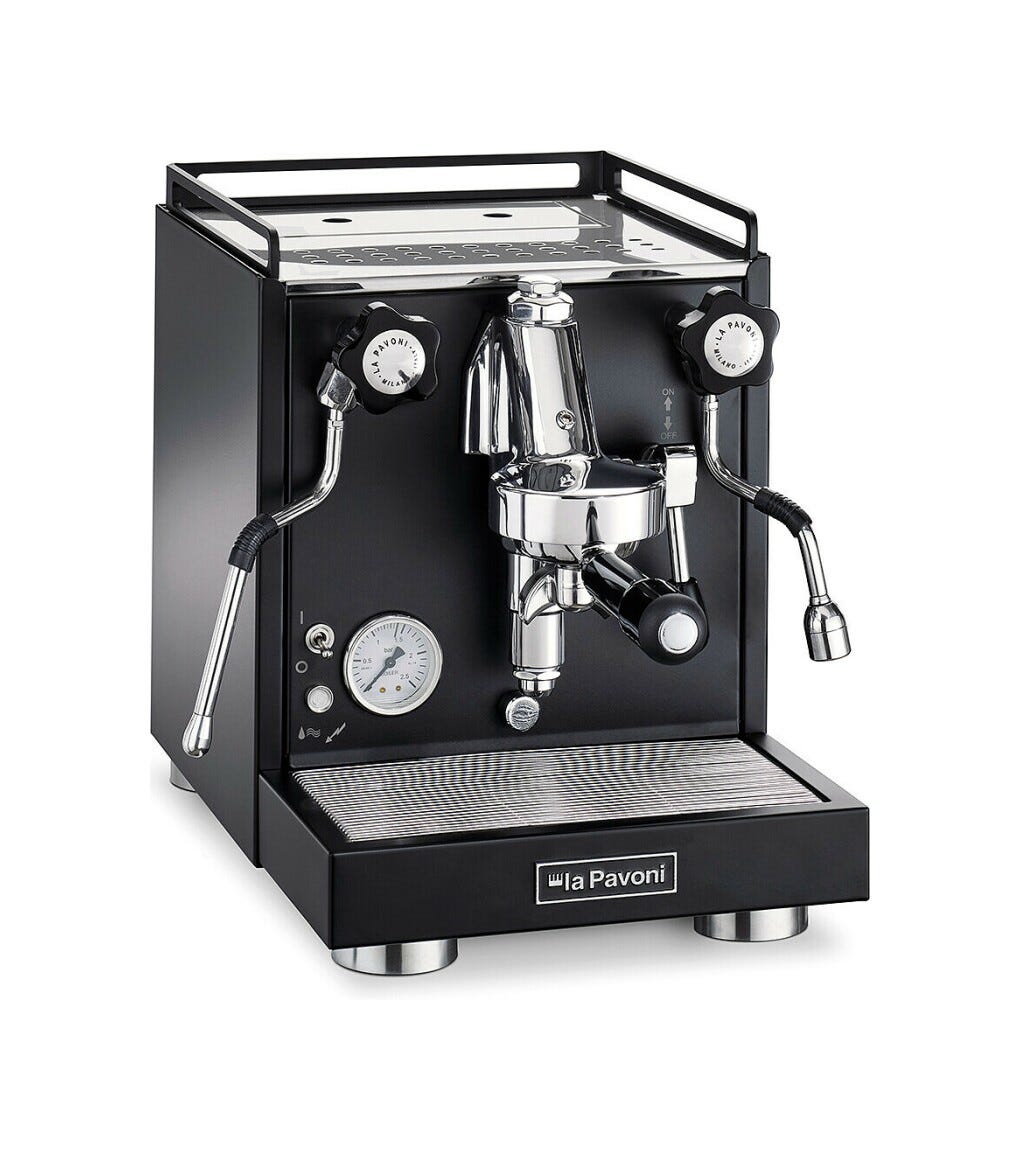 La pavoni LPSCCB01EU Nuova Cellini Classic Macchina per caffè semi-automatica - nero