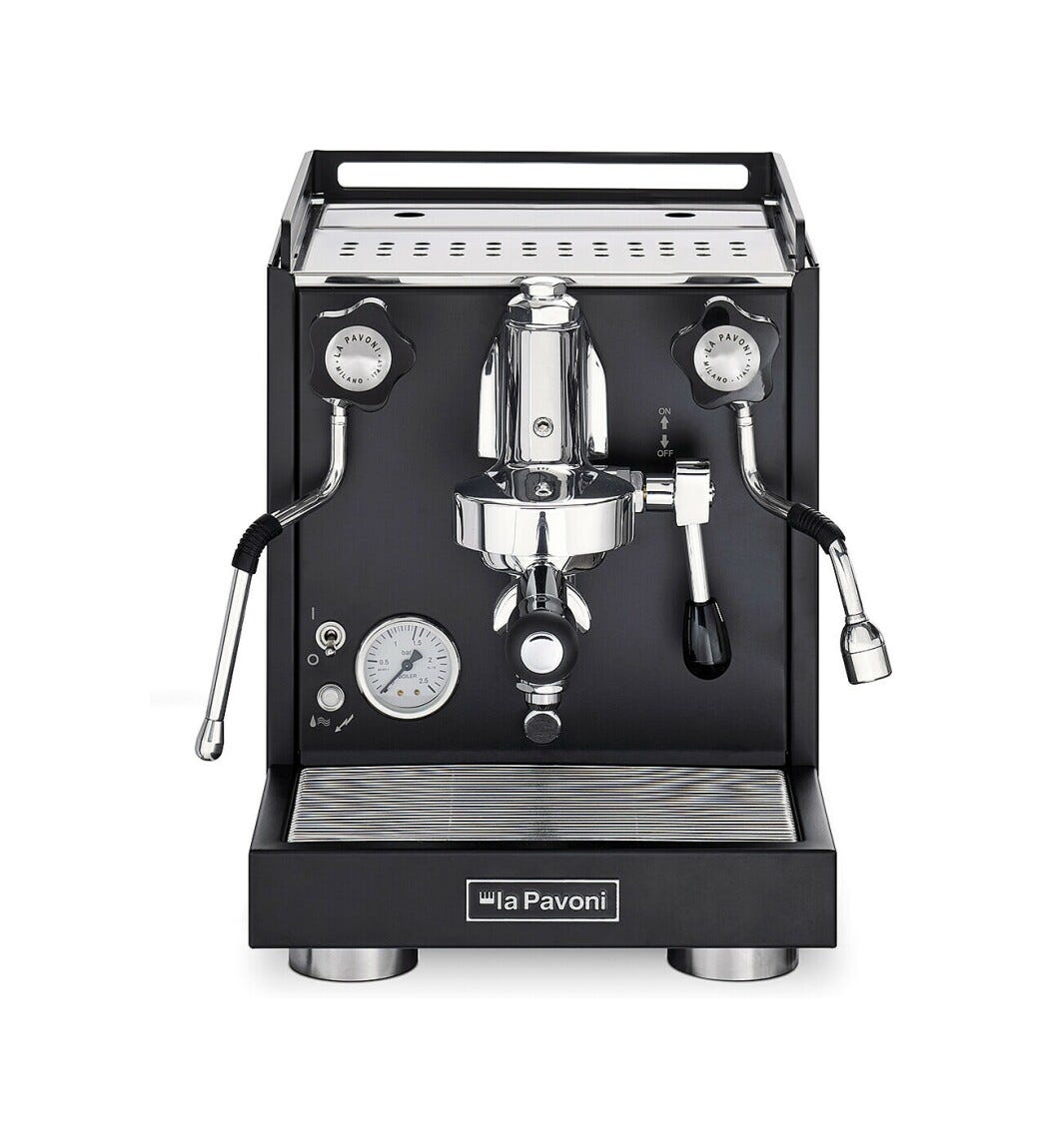 La pavoni LPSCCB01EU Nuova Cellini Classic Macchina per caffè semi-automatica - nero