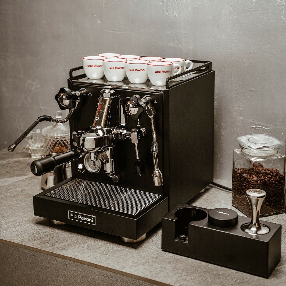 La pavoni LPSCCB01EU Nuova Cellini Classic Macchina per caffè semi-automatica - nero