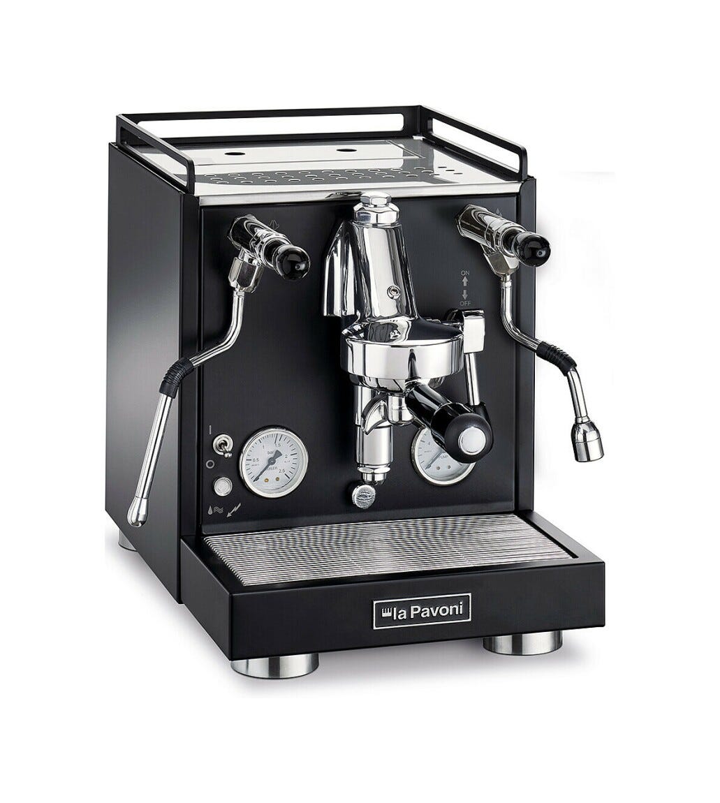 La pavoni LPSCVB01EU Nuova Cellini Evoluzione Macchina per caffè semi-automatica - nero