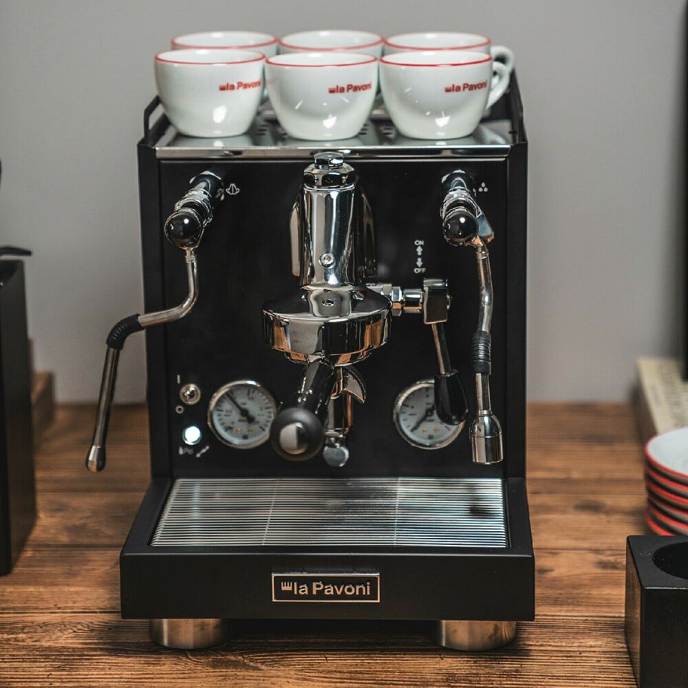 La pavoni LPSCVB01EU Nuova Cellini Evoluzione Macchina per caffè semi-automatica - nero