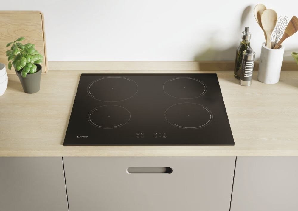 Candy KRCDJ642 Piano cottura a induzione cm. 59 - vetroceramica nero