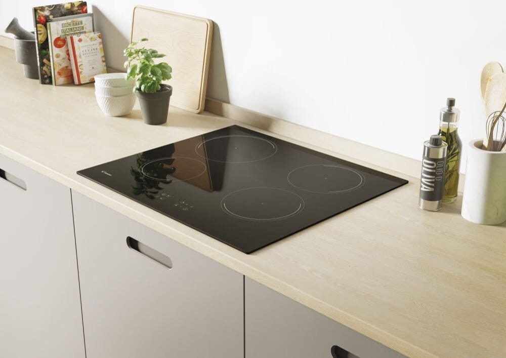 Candy KRCDJ642 Piano cottura a induzione cm. 59 - vetroceramica nero