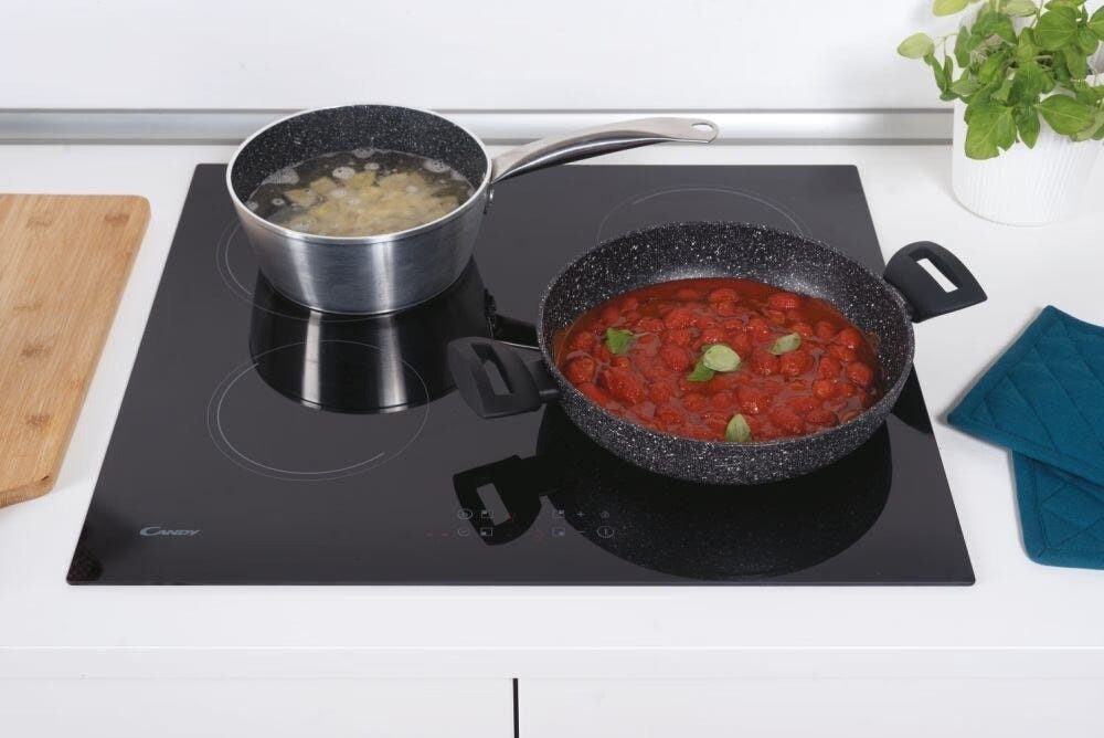 Candy KRCDJ642 Piano cottura a induzione cm. 59 - vetroceramica nero