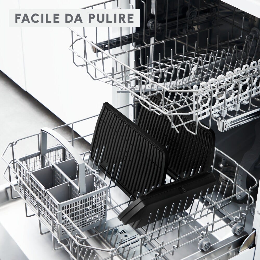 Moulinex GI727810 OptiGrill+ XL Griglia elettrica - nero