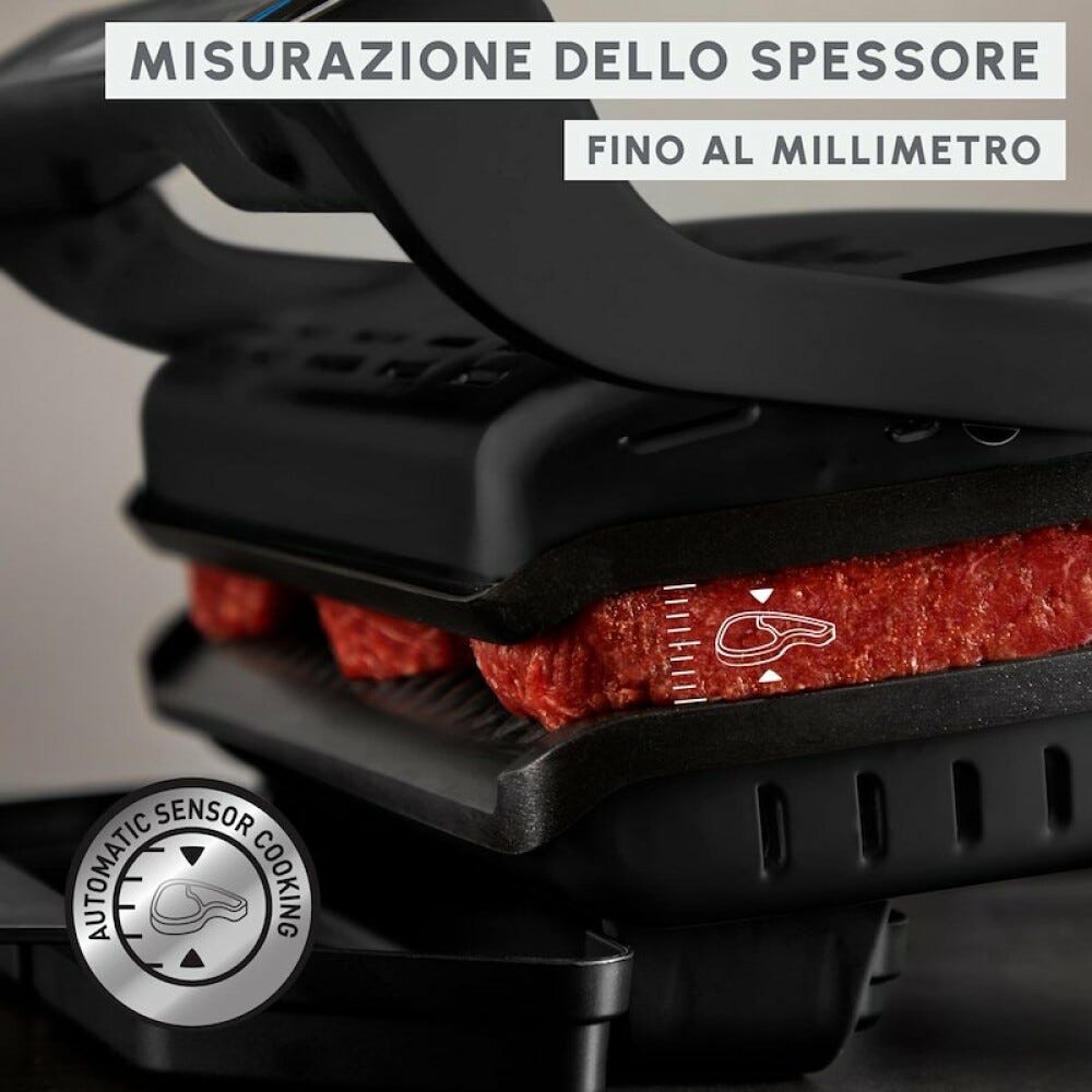 Moulinex GI717810 Optigrill+ Griglia elettrica - nero