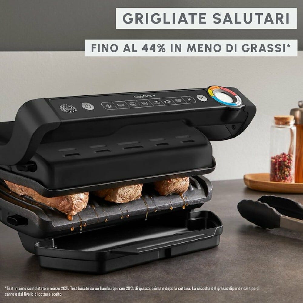 Moulinex GI717810 Optigrill+ Griglia elettrica - nero