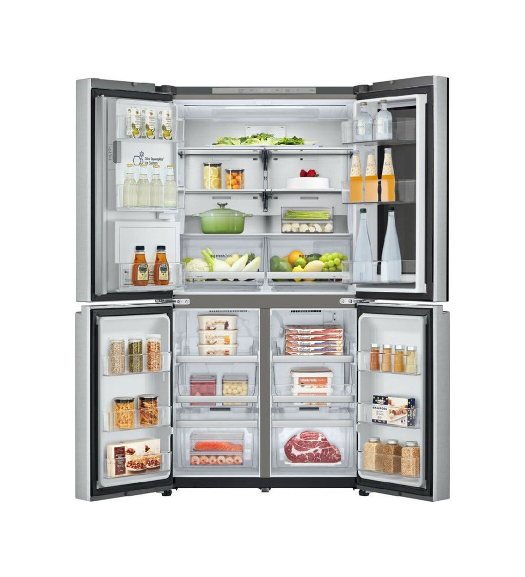 LG GMG960MBJE InstaView Frigorifero con congelatore 4 porte - cm. 91 h. 179 - lt. 638 - metal sorbet