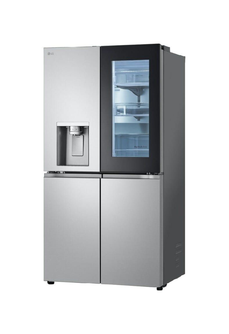 LG GMG960MBJE InstaView Frigorifero con congelatore 4 porte - cm. 91 h. 179 - lt. 638 - metal sorbet