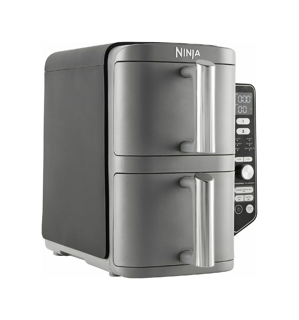 Ninja SL400EU Double Stack XL Friggitrice ad aria doppio cestello verticale 9,5 l - grigio