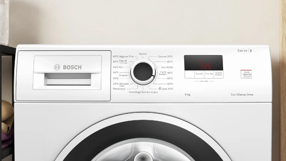 Bosch WGE03200IT 2 Lavatrice cm. 60 - capacità 8 kg - bianco